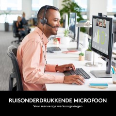 Logitech USB Headset H340 - Comfortable, High-Quality Audio for Clear Communication